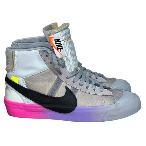 Serena Williams x Off-White x Blazer Studio Mid ‘Queen’ Sample Shoes SZ 8.5 VNDS main image 9